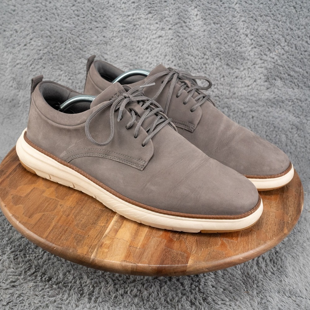 Cole Haan Mens 11.5 M Grand Remix Lace-Up Shoes Grey